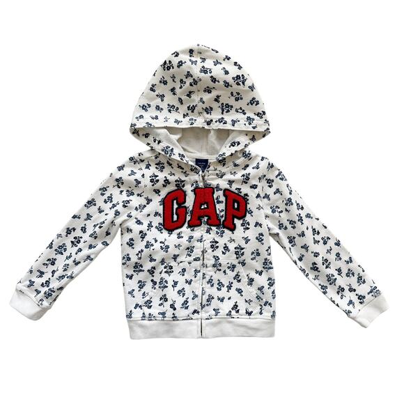 GAP Other - Gap Floral Logo Hoodie Sweatshirt Size 4T